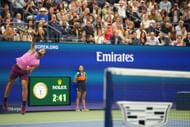 Alcaraz in action at the 2025 US Open (Image Source: Getty)